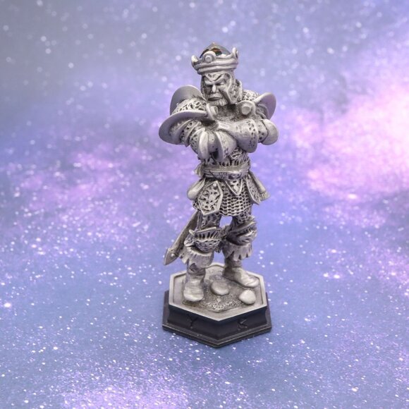 Danbury Mint - Fantasy Of The Crystal - Vistar the Terrible King Chess Piece - Picture 1 of 5